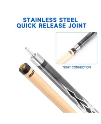 Canadian Maple Hardwood Billiard Pool Cue Stick for Men/Women