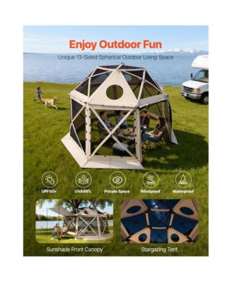 12x12 Screen House Canopy Tent with Removable Top