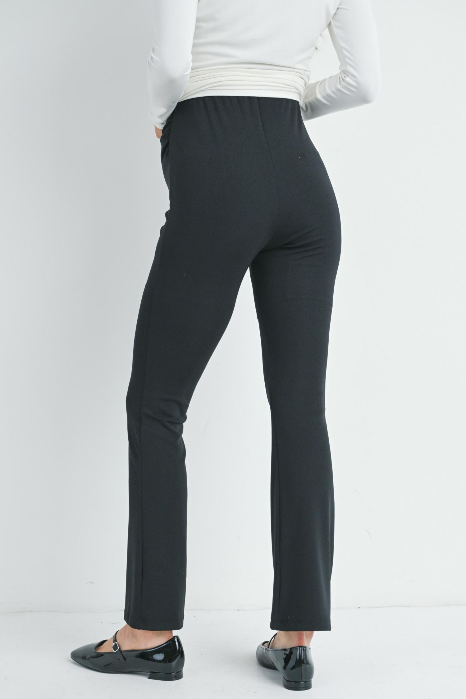 Maternity Over-the-Belly Bootcut Pull-On Pants