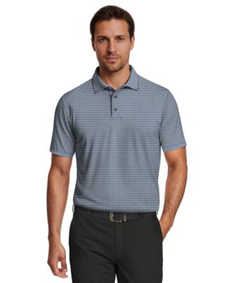 Men's Micro Print Golf Polo Shirt