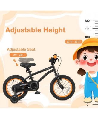14 Inch Kids Bike Sport Bicycle for 3-5 Years Old with Adjustable Seat