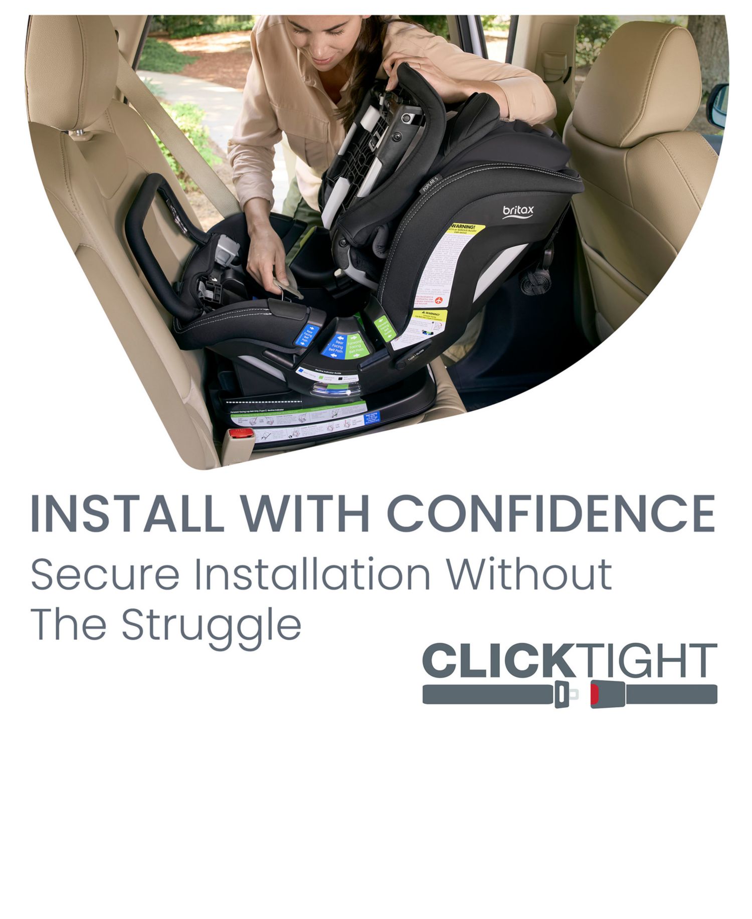 Baby and Toddler Boys' or Girls' Britax® Poplar® S Convertible Car Seat