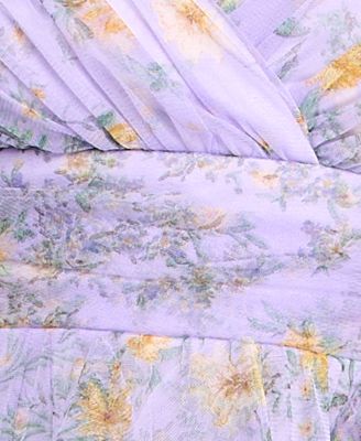 Juniors' Spaghetti Strap Printed Dress