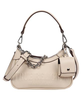 Women's Trapunto Logo Zip-Top Hobo