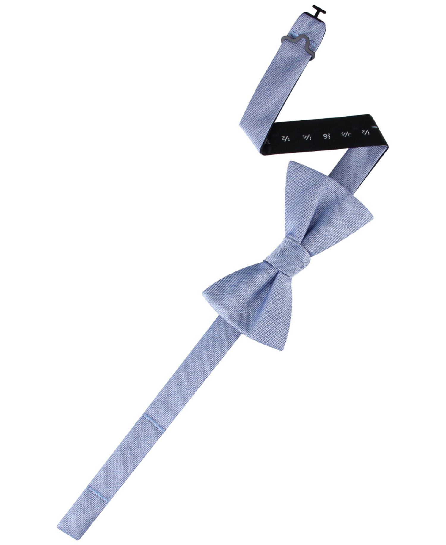 Men's Denim Paisley Bow Tie and Pocket Square, 2-Piece Set