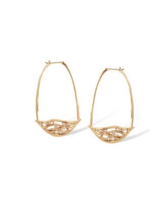 Retro Chic Twilight Earrings - Gold 84$