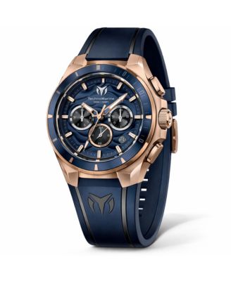 Men's TM-125030 Cruise Quartz VH63 Dark Blue, Black Dial Watch