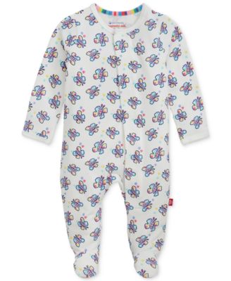 Baby Girls' Long-Sleeve Striped-Print Coverall, 2- Pack