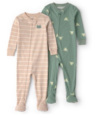 Baby Boys' Long-Sleeve Sleep & Play, 2-Pack