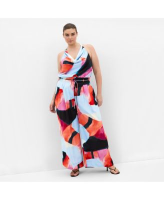 Women's Chloe Aspect Print Cowl Neck Top