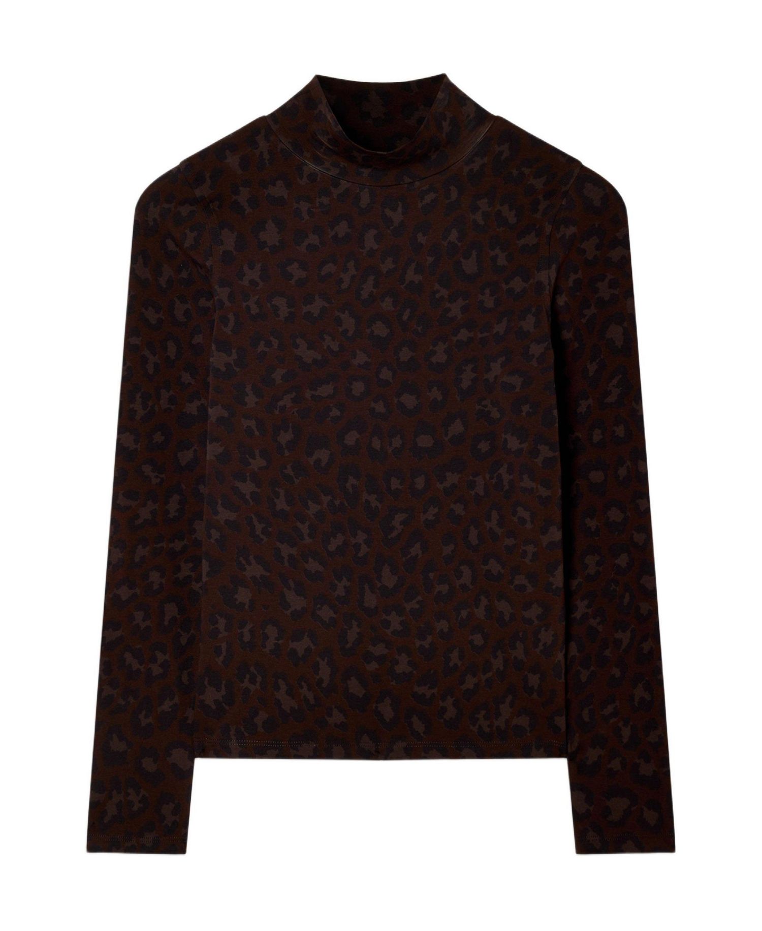 Women's Animal Roll Neck Top