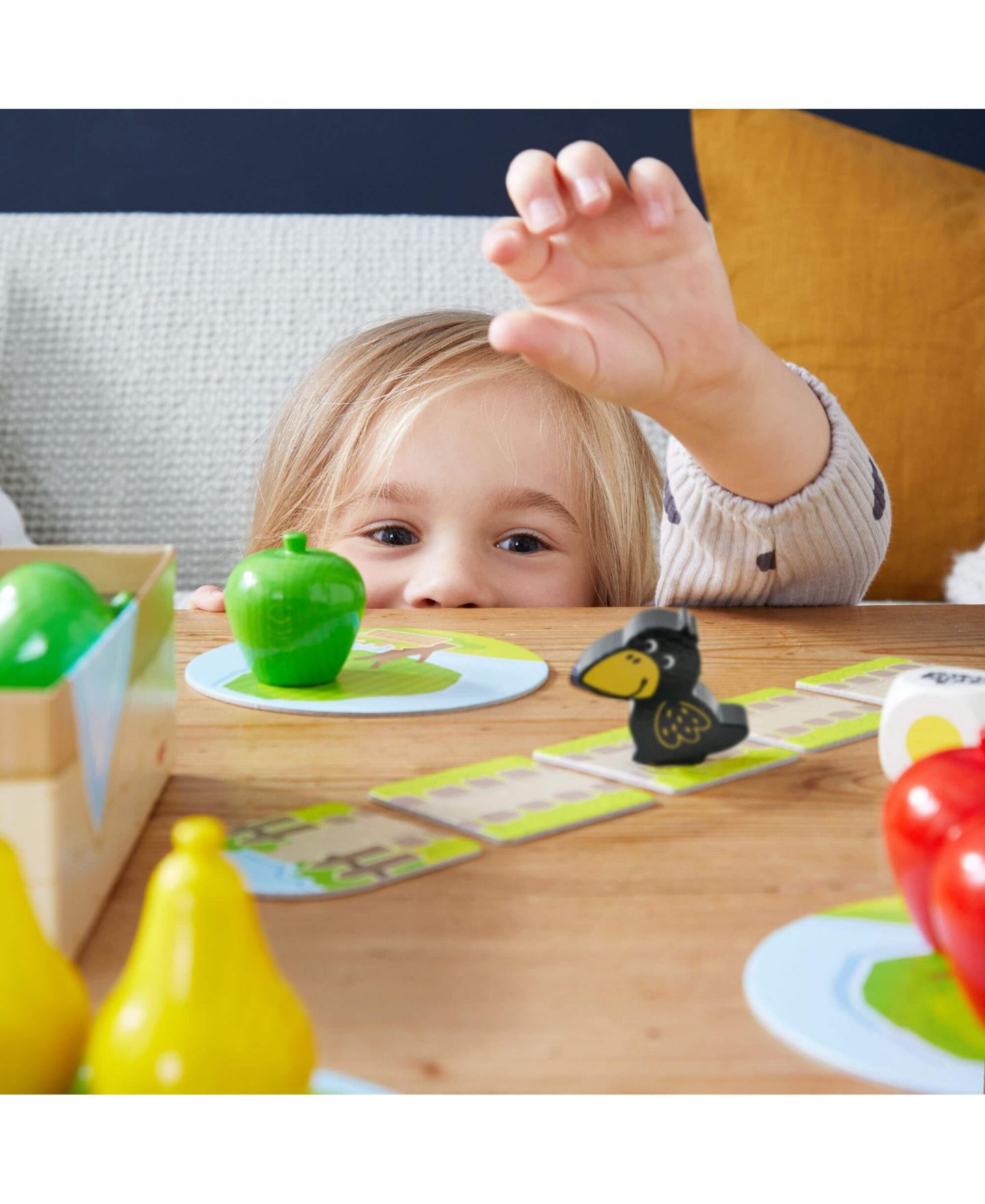 Детская настольная игра Haba First Orchard Cooperative Toddler Board Game, Ages 2+ — фото 4