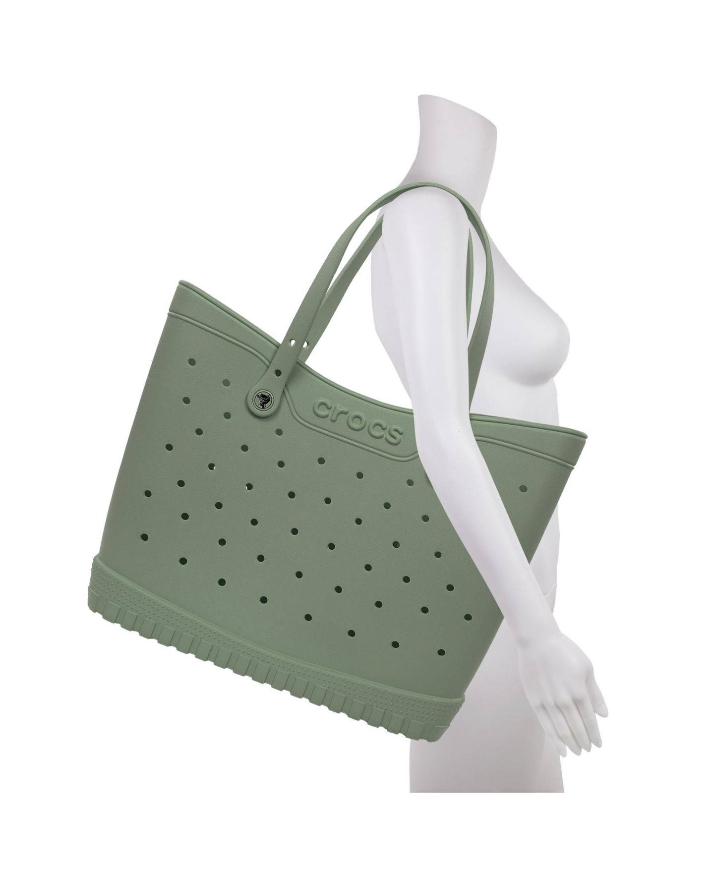 Женская сумка Crocs Large Classic Tote, цвет: Cargo — фото 7