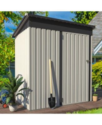 Outdoor Durable and Space-Saving Small Storage Shed