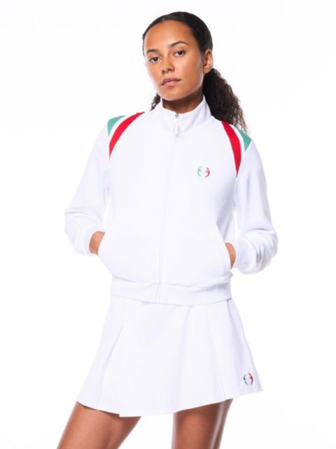 Женская куртка Sergio Tacchini Eredita Track, цвет: Яркий белый