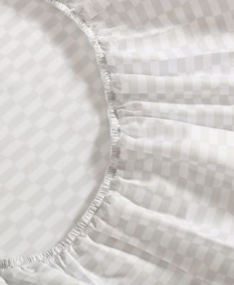 Wavy Checker Microfiber 4-Pc. Sheet Set, Queen
