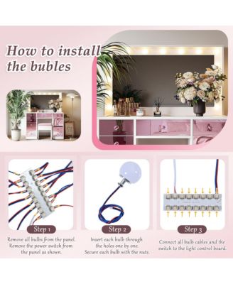 Stylish Coffee Table with 2 Drawers White Finish Modern Living Room Center Table with Storage