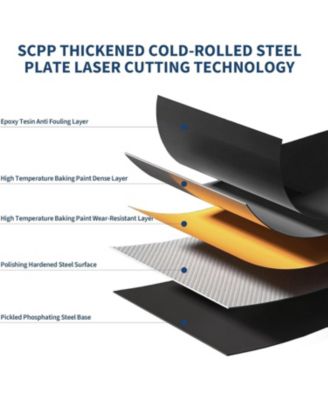 36" Metal Storage Cabinet, with Lock, Mobile Tool Cabinet with 2 Adjustable Shelves & 4 Wheels, Heavy Duty Steel Organizer for Garage, Workshop