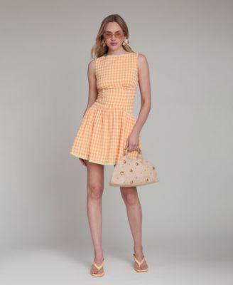 Women's Sleeveless Boat Neck Dress