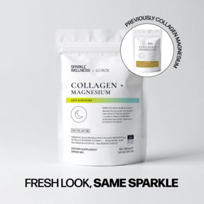 Collagen Magnesium Rest + Restore [30 Serves] VERISOL Bioactive Collagen Peptides, Magnesium Glycinate & Taurate Salts | Calming Beauty Routine
