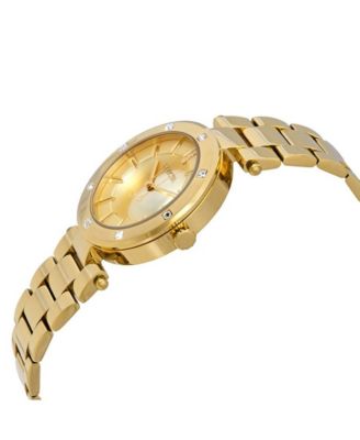 Women's 23728 Angel Quartz Gold Dial Watch