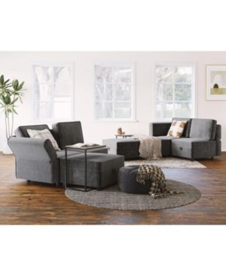 Sectional Sofa, U Shape Sectional Couch, 7 Person Sectional Sofa with Double Chaise Longue for Living Room Furniture
