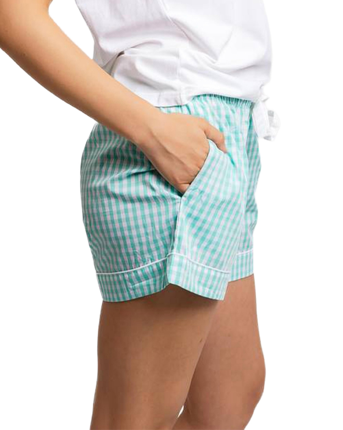 Sant and Abel Women's Hepburn Gingham Boxer Shorts