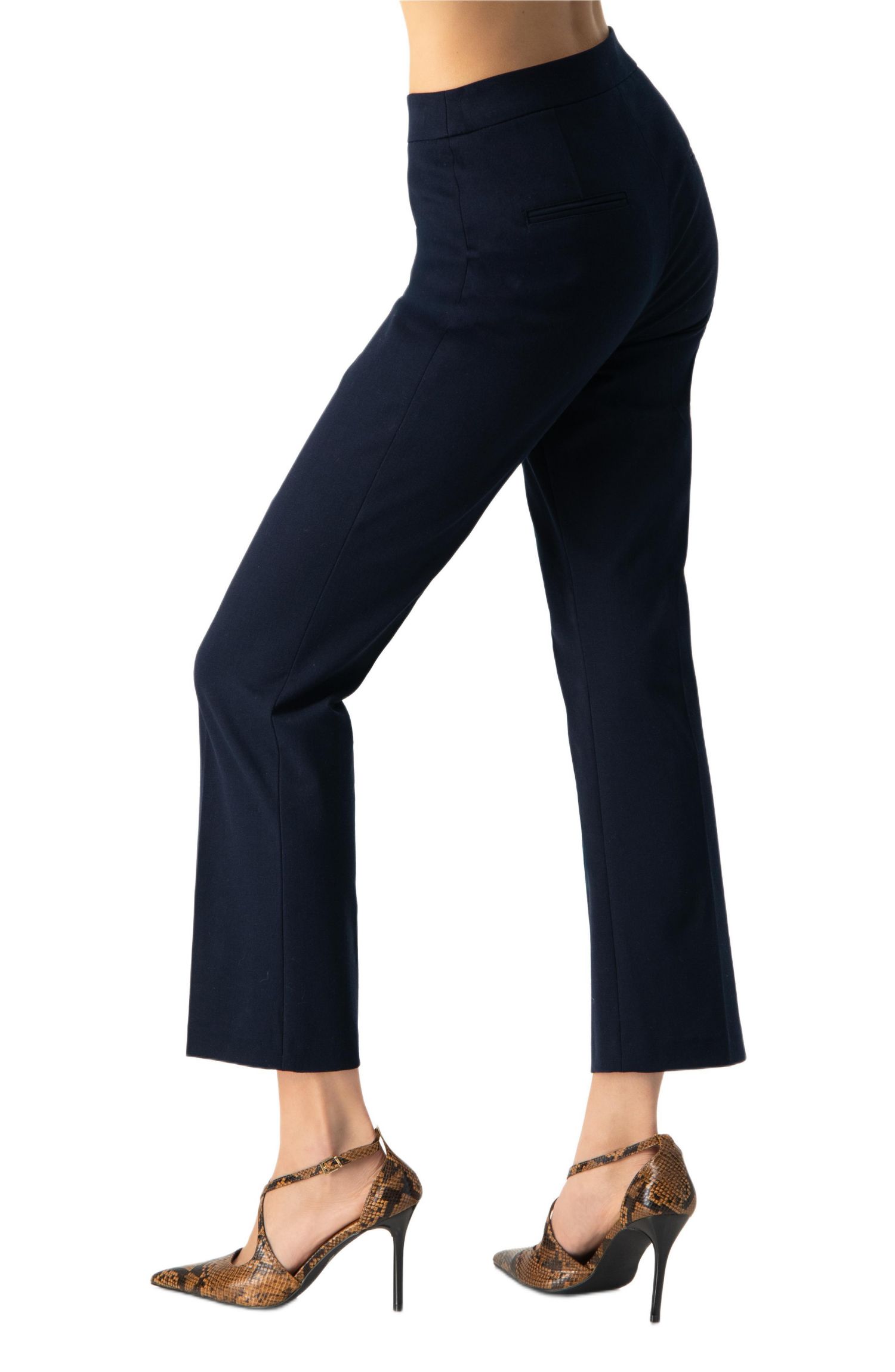 Women's Tailored Straight-Leg Trousers