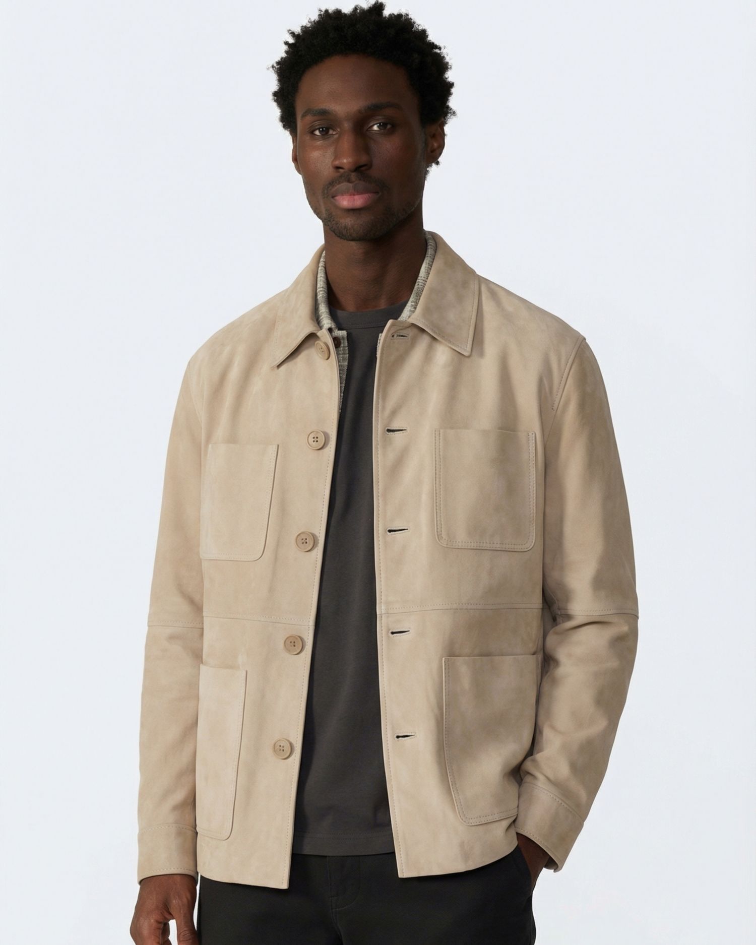Men's Beckett Suede Chore Jacket