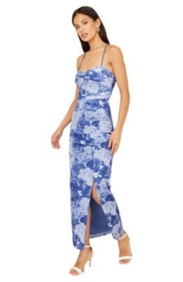 macys blue floral dress Women's Fit & Flare Dresses NWT Dolce & Gabbana