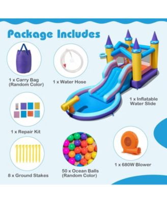 6 in 1 Inflatable Kids Water Park for Yard