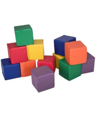 12 Pieces 8 Inch PU Foam Big Building Blocks for Kids