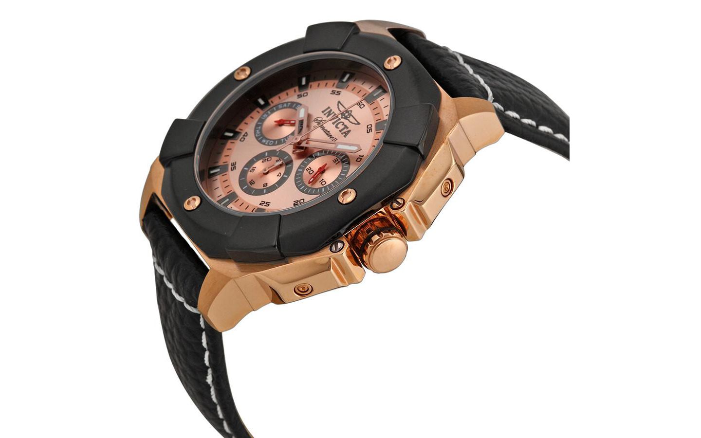 Мужские часы Invicta 7291 Signature II Quartz Chronograph Dial, цвет: Чёрный — фото 2
