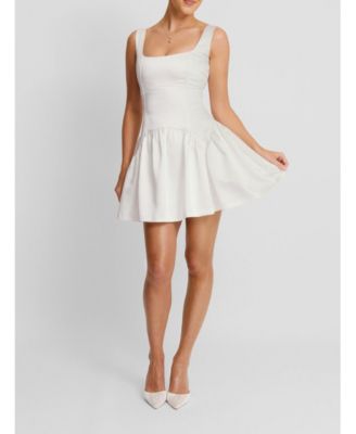 Women's Scoop Neck Sleeveless Skater Mini Dress