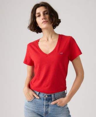 Women's Perfect Cotton V-Neck Short-Sleeve T-Shirt