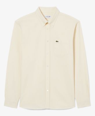 Men's Woven Long-Sleeve Button-Down Oxford Shirt