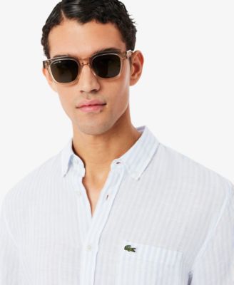 Men's Regular-Fit Striped Long-Sleeve Shirt