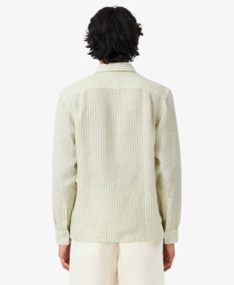 Men's Regular-Fit Striped Long-Sleeve Shirt