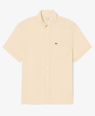 Men's Regular-Fit Logo Linen Shirt