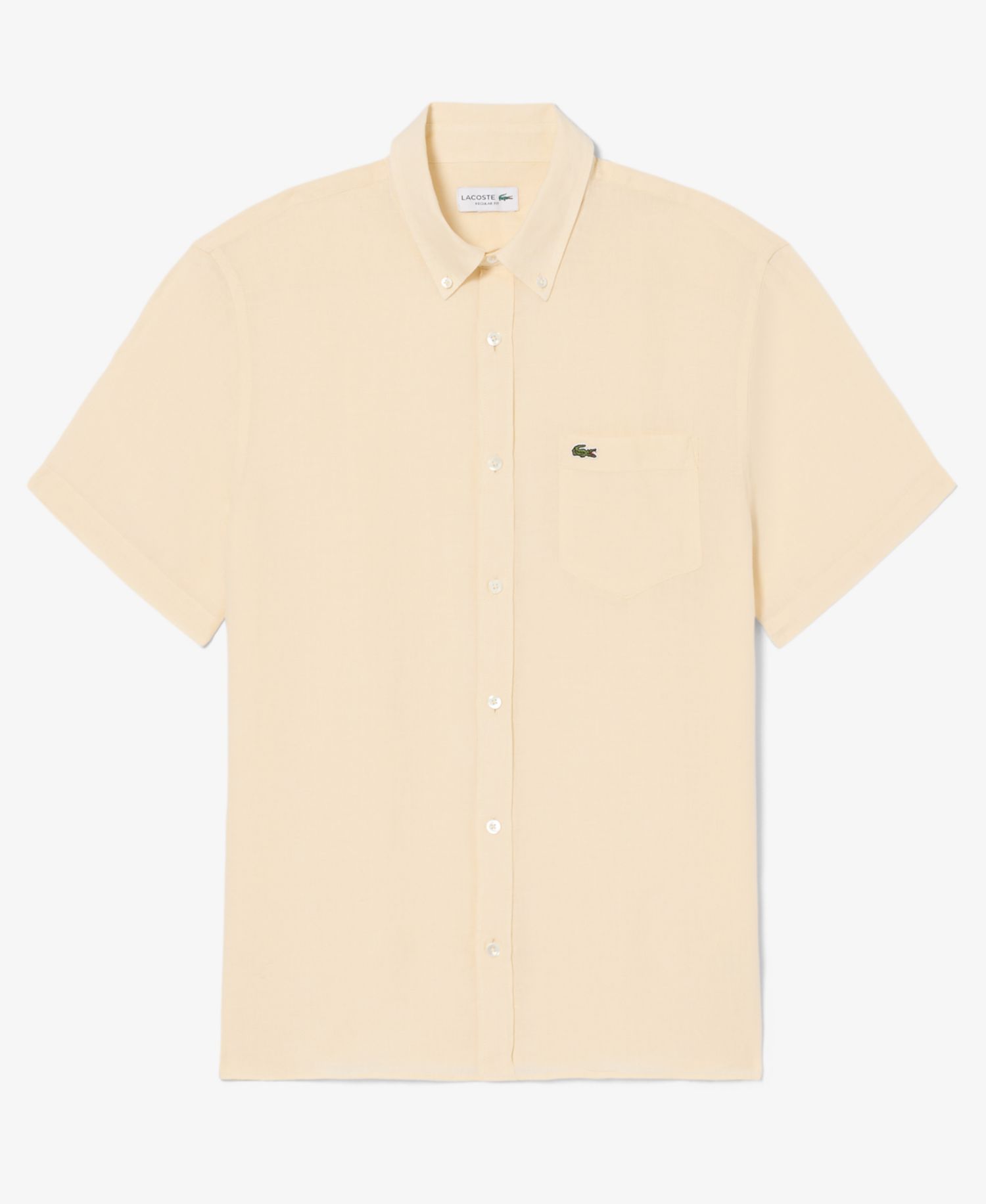 Men's Regular-Fit Logo Linen Shirt