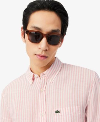 Men's Regular-Fit Striped Long-Sleeve Shirt