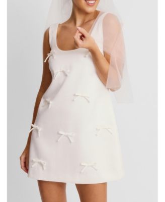 mini dress with skirt Floral Cotton Square Neck Pink Mini Dress