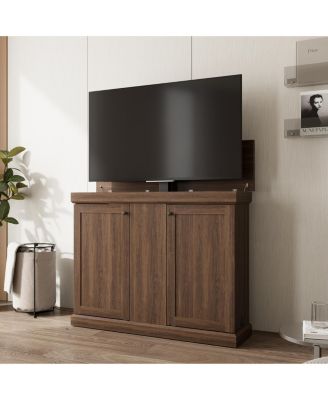 50" Automatic Lifting TV Stand with Remote Control and Safety Limiter