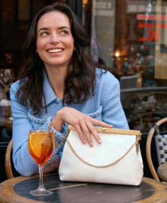 Vilaine Small Leather Crossbody Frame Bag