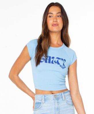 Women's Salty Feels Short-Sleeve Crop Top