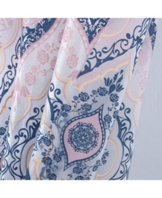 90 GSM Printed Peva Glit Jaxx Shower Curtain 70" x 72" Blush