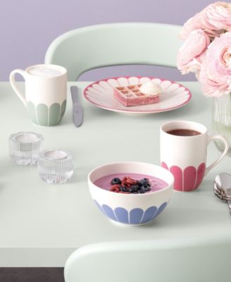 Fleur Abstract Floral Dinner Plate