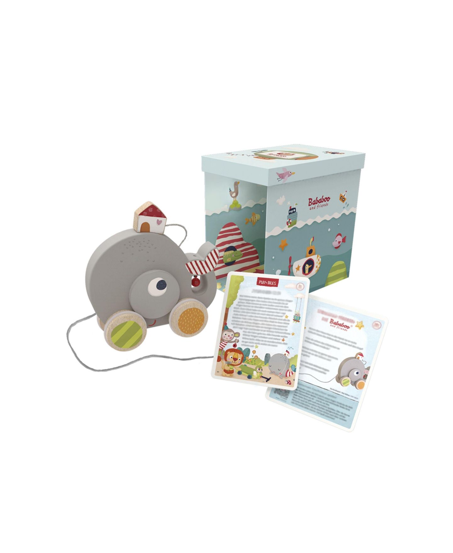 Детская игрушка Bababoo and friends Wilma Whale Pull Along, цвет: Open Miscellaneous — фото 5