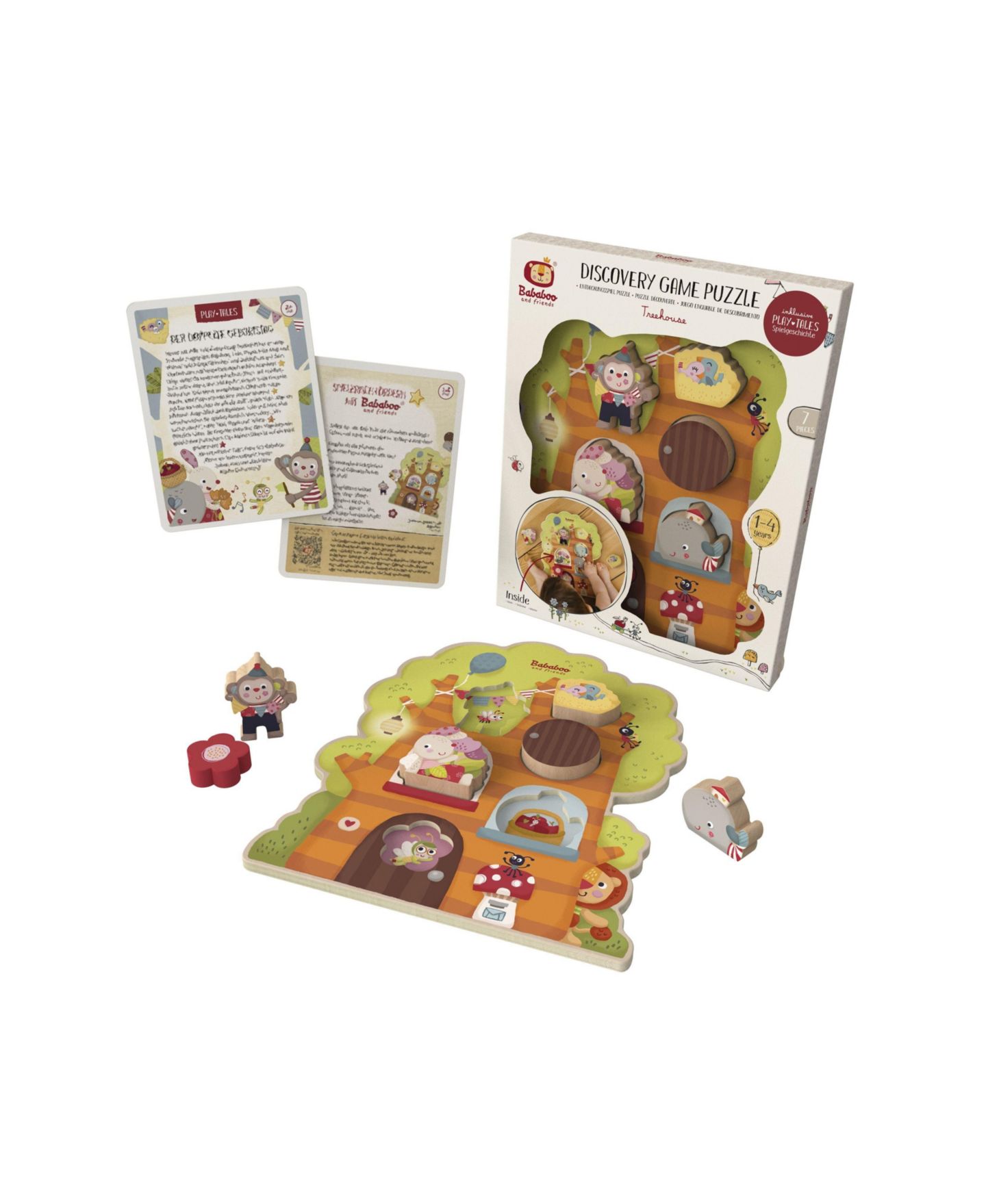 Детский пазл Bababoo and friends Tree House Discovery 6-Piece Puzzle, от 1 года — фото 5
