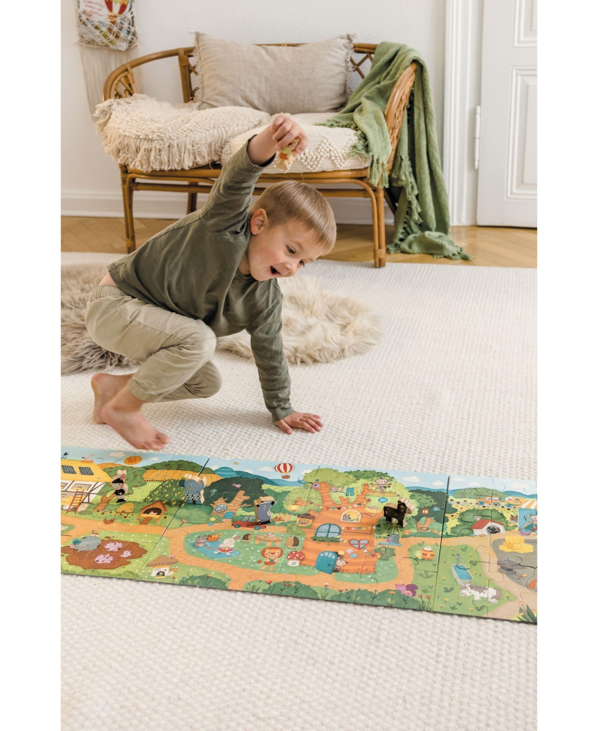 Bababoo and friends Happy Farm Activity Story Puzzle